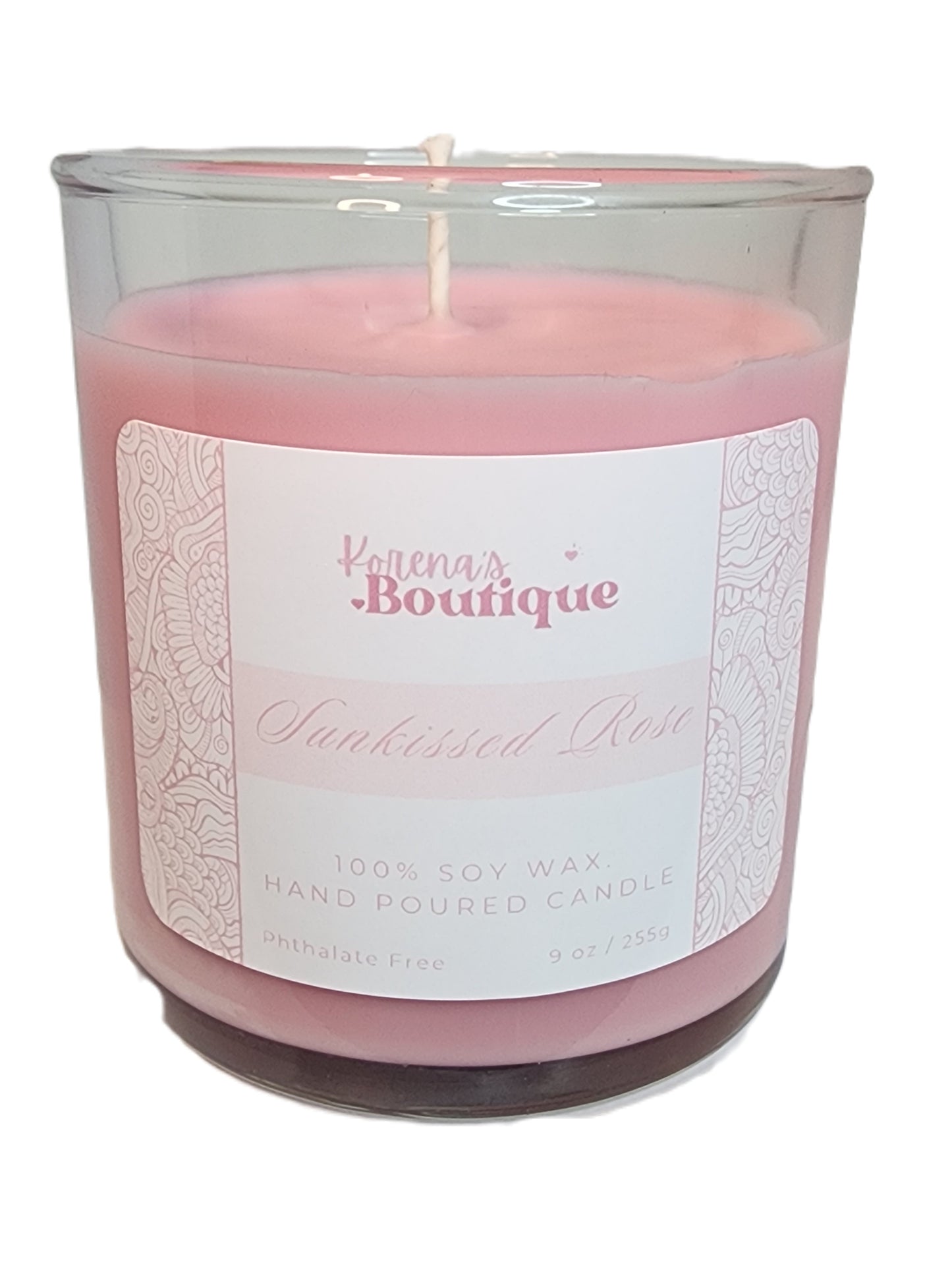 Sunkissed Rose Candle