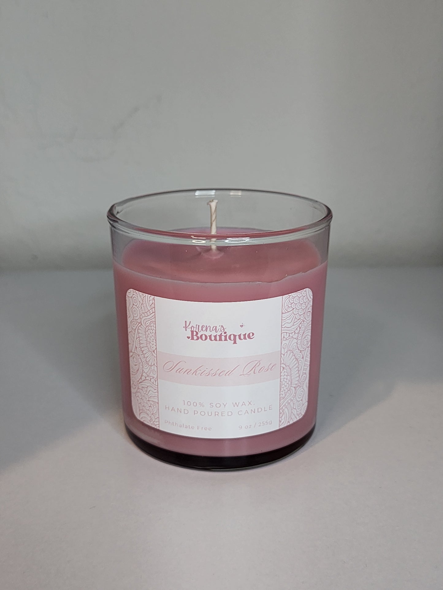 Sunkissed Rose Candle